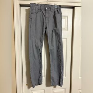 Levi's Mens 505 Pants, Gray, Size 32x32